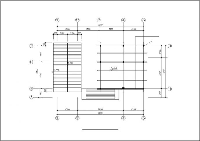 湘潭市某现代化村镇530平米五层框混结构乡村自建楼建筑设计CAD图纸_图1