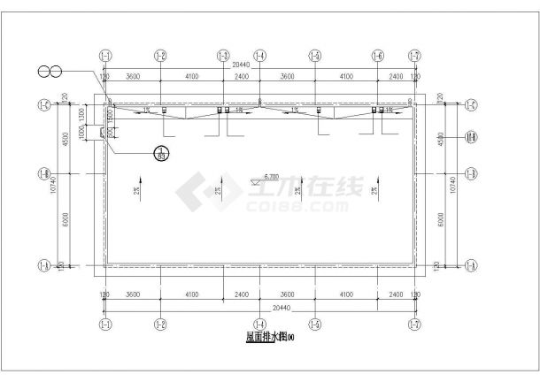 580平米2层框架结构双拼别墅平立面设计CAD图纸（含效果图）-图一