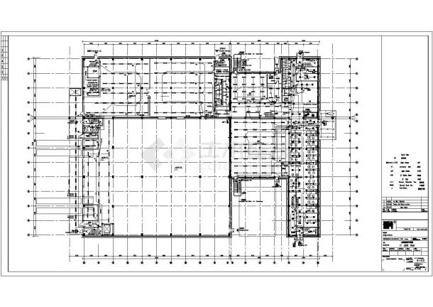 厂房设计_某外资企业三层厂房电气照明设计cad全套施工方案图（含设计说明）-图二