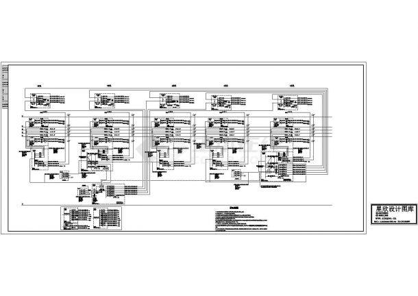 扬州建邺区某多层住宅楼配电系统设计CAD施工图-图一