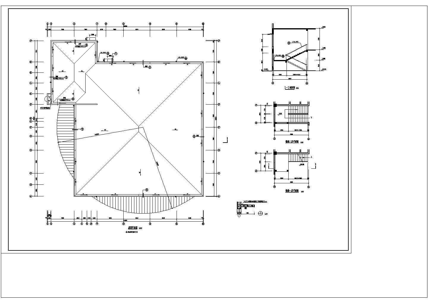 某职工食堂设计cad施工图纸