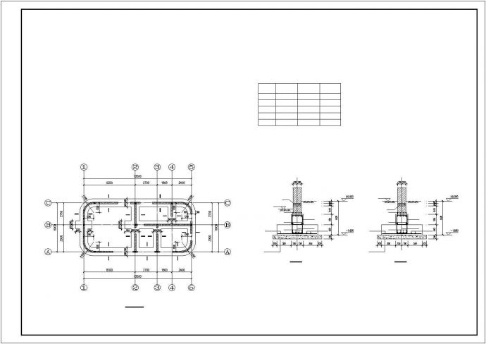 【深圳市】变电房管理房结构设计cad图纸_图1