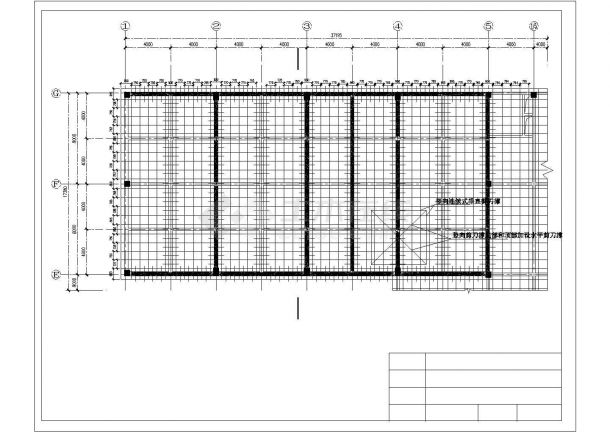 江苏框架结构楼高大模板施工方案cad图纸-图二