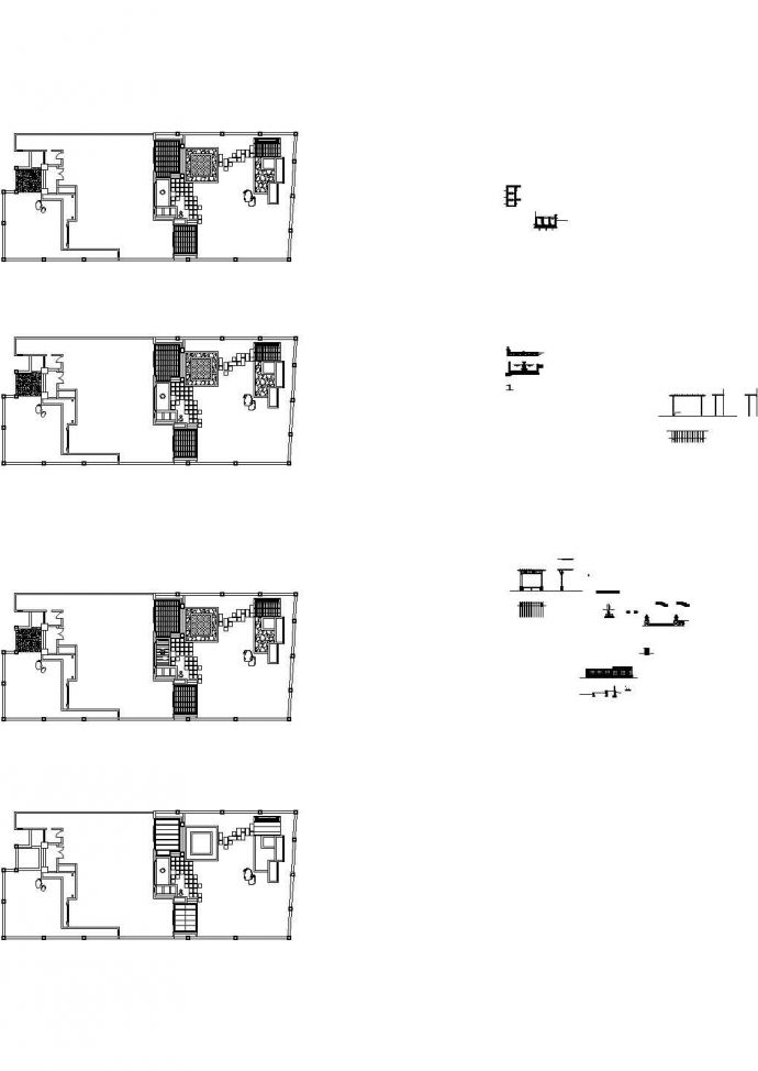 专业别墅庭院绿化设计施工CAD详图_图1