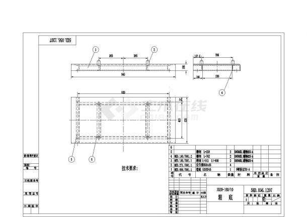 经典美式箱变外壳设计cad全套装配施工图（含技术要求，共52张）-图二