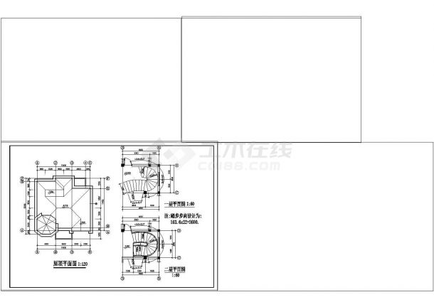 2层独栋小别墅建筑设计施工图附效果图-图二