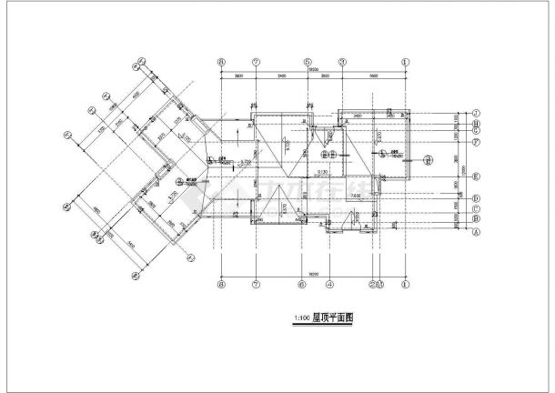  CAD Drawing for Building Design of Multi storey Single family Villa in a Certain Area - Figure 1