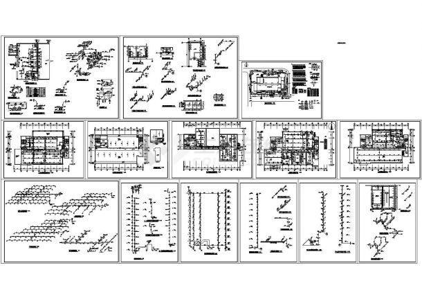 办公楼设计_某市高层办公楼给排水建筑设计施工图-图一