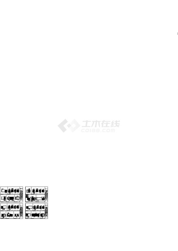 北京五星级洗浴中心规划设计施工cad图纸，共十一张-图二