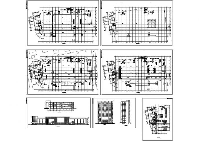 某市大型商场设计方案施工图_图1