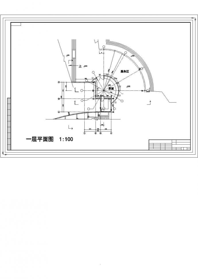 黄石市人民广场全套施工图-dwg_图1