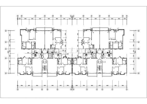 沈阳市某小区两栋11+1层框架结构住宅楼全套建筑设计CAD图纸-图一