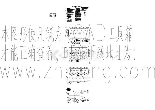 某公司房屋接建改造cad施工图纸-图一