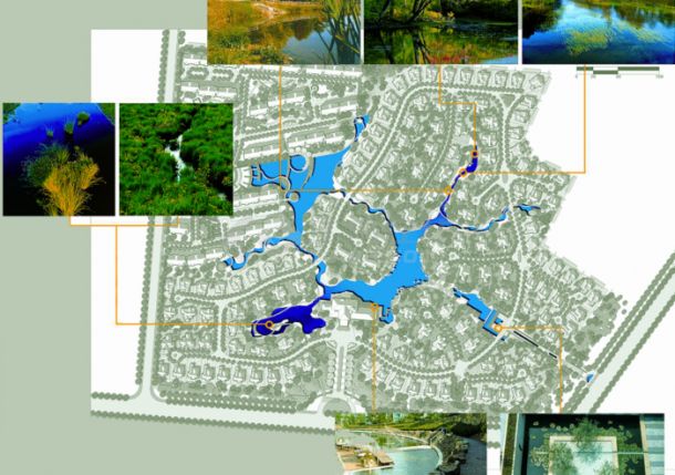 山东日照花园小区规划设计方案图-图二