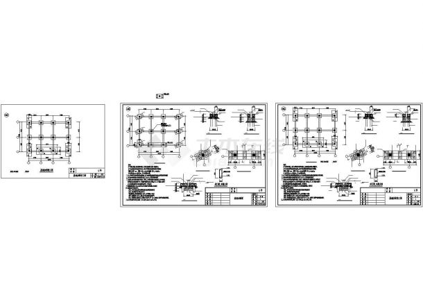 某住宅楼结构加固设计CAD施工图纸-图二