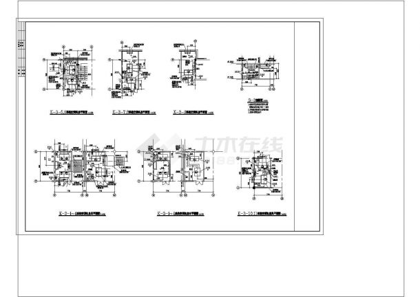 广东综合性商场空调通风排烟系统设计施工图-图一