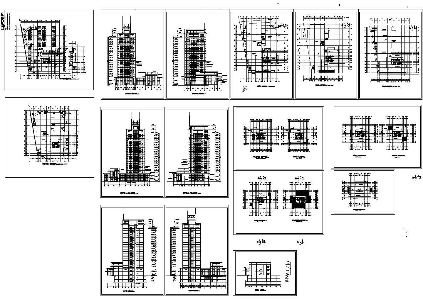 某市高层写字楼建筑设计施工图