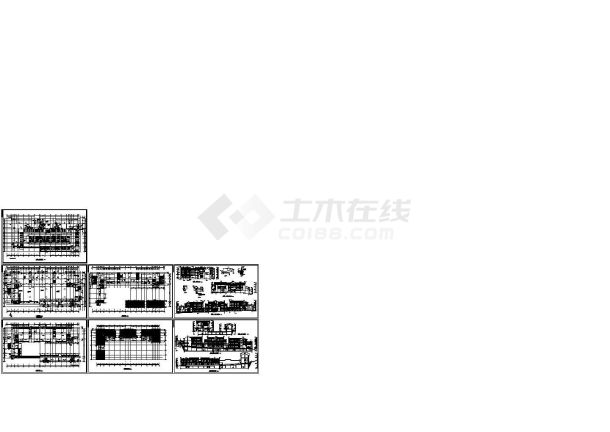 广州某商业街全套设计CAD图-图一