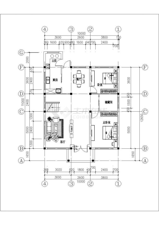 房屋建筑施工图包括图片