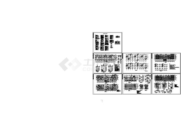 办公楼设计_某多层办公楼混凝土结构施工图-图一