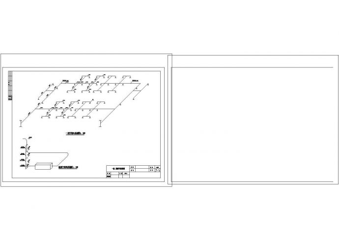 上海四层商场空气调节系统cad图纸设计_图1