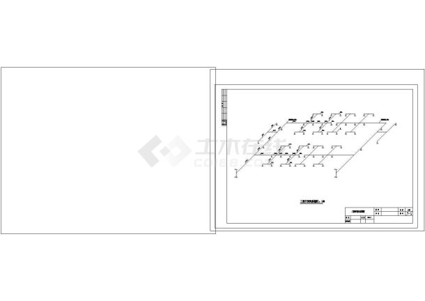 上海四层商场空气调节系统cad图纸设计-图二