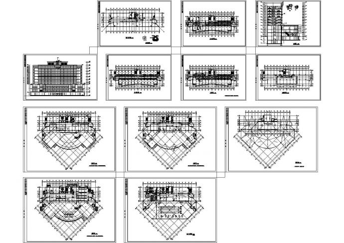某市十层酒店扩初方案设计施工图_图1
