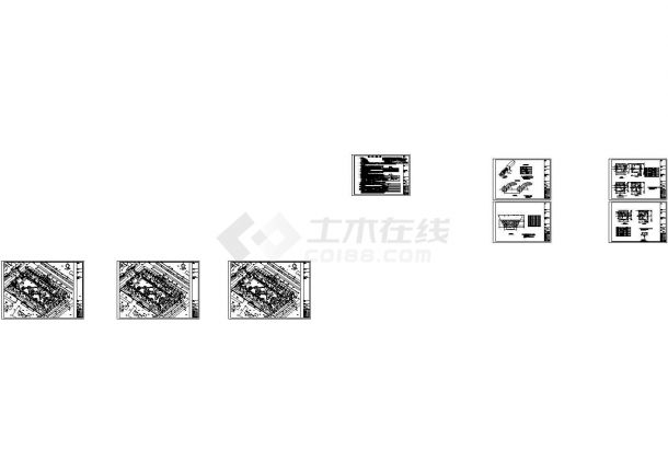 上海闵行区某花园广场综合管网工程CAD施工图-图二