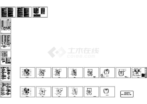 5538.72㎡地上十七层住宅楼全套电气施工图纸-图一