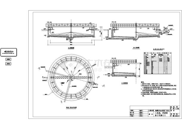 土木工程毕业设计_近3万吨城镇污水处理厂全套毕业设计-图一