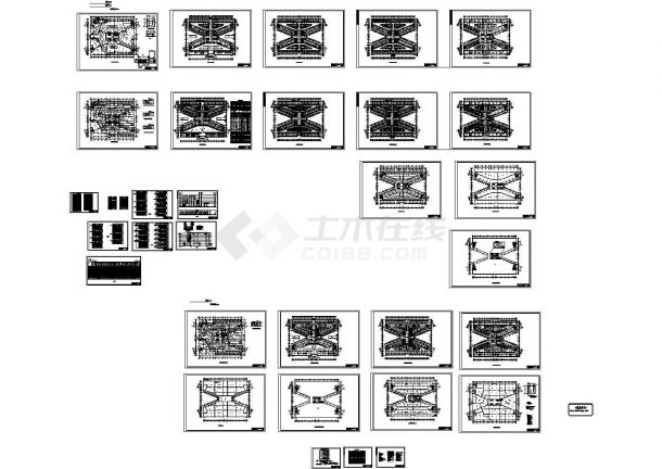 地上五层某大型医院全套电气施工图纸-图二