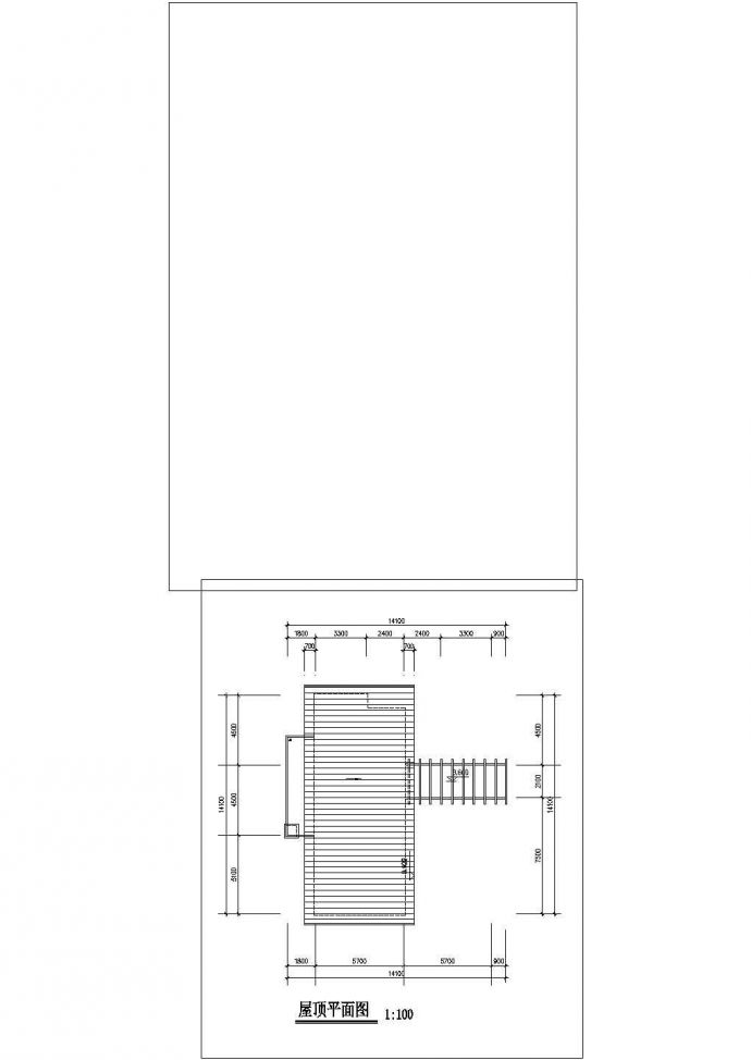 独栋三层现代风格别墅建筑设计施工图_图1