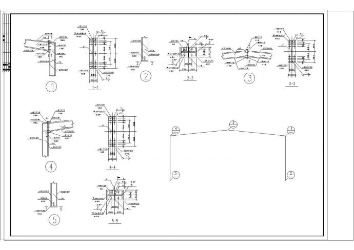1512平米21x72m单层门式轻钢结构厂房结施CAD设计全图(设计说明）_图1