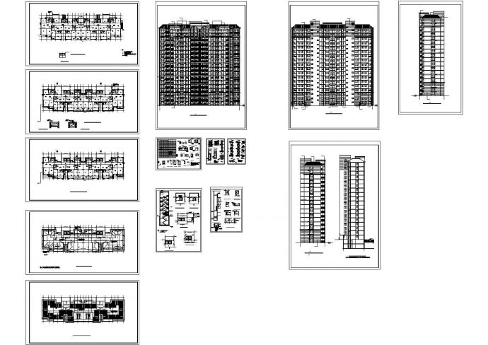 某小区十八层住宅楼建筑施工图_图1
