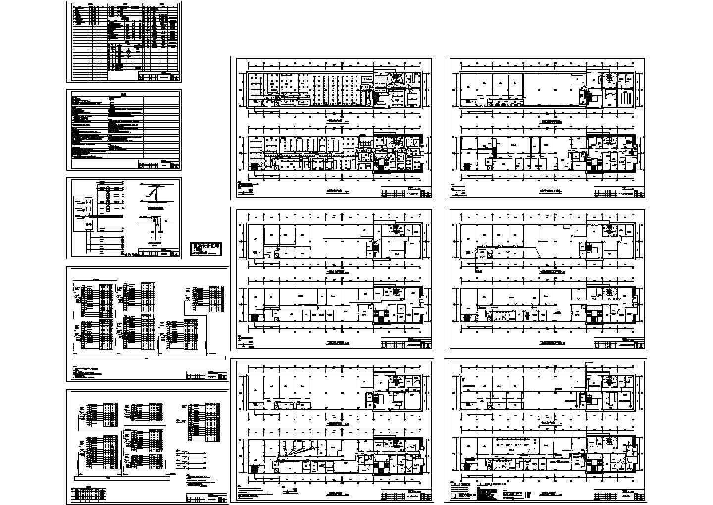 办公楼设计_某办公楼强、弱电图纸（CAD，11张图纸）