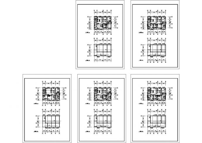 小区住宅建筑规划设计全套施工平面图_图1