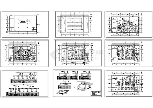 杭州临安区某药厂电气全套设计CAD施工图-图一