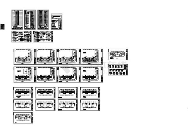 西安大型商品住宅小区项目电气CAD设计施工图-图二