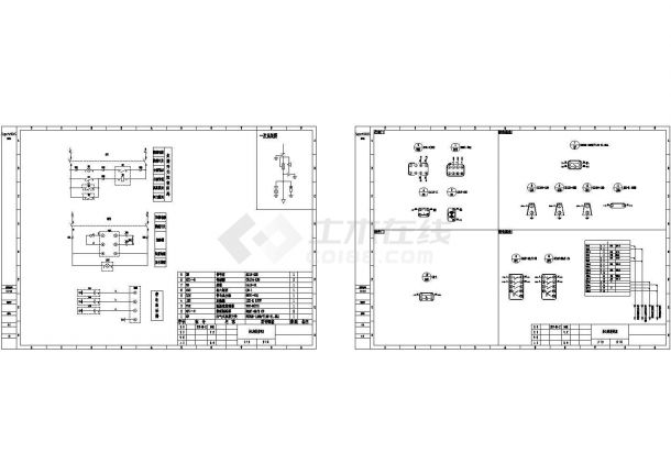 630KVA箱式变电站原理图接线图基础图-图一