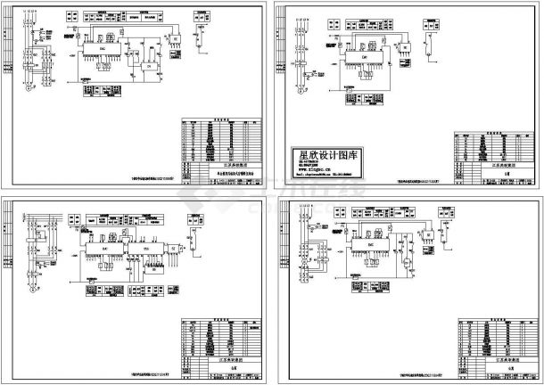 某标准型92DZ1单电源单台排烟风机泵电气系统原理设计CAD图纸-图一