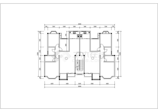 抚顺市乐阳花园小区80-130平米户型设计CAD图纸（共10张）-图一