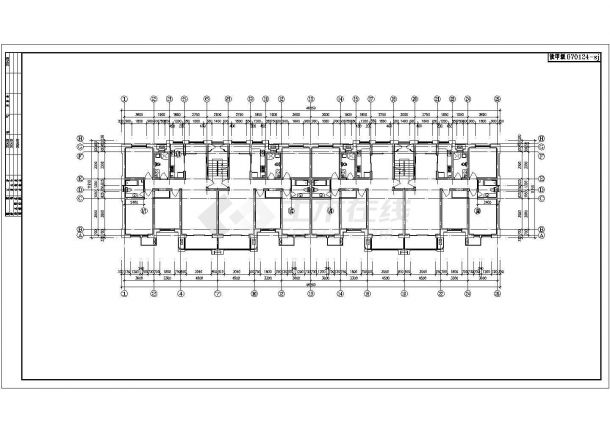 厦门市某小区5+1层框混结构住宅楼全套建筑设计CAD图纸（含阁楼）-图二