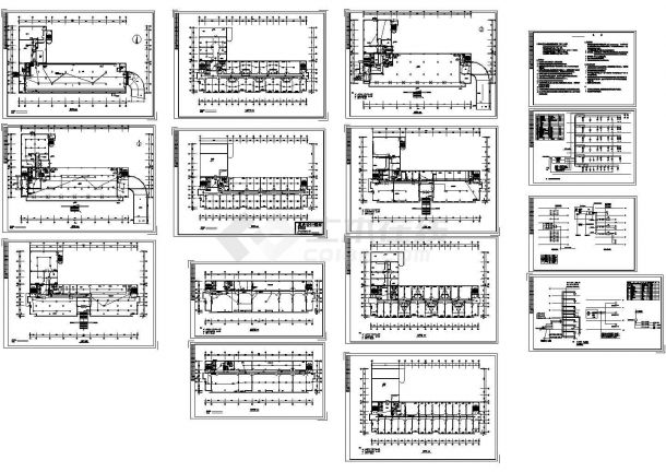 办公楼设计_办公楼弱电施工图纸（CAD，15张图纸）-图一