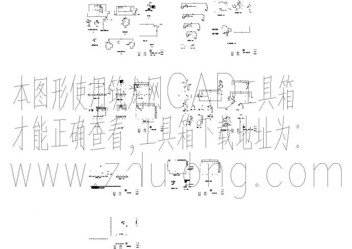徐州市某园林内部古建筑设计CAD施工图_图1