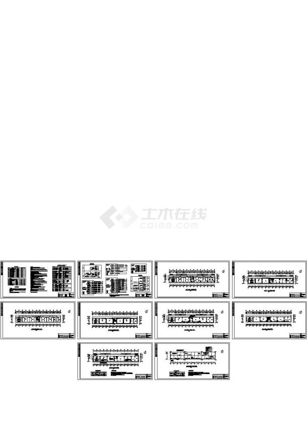 办公综合楼全套电气图（CAD，10张图纸）-图二