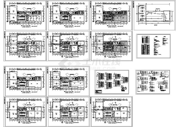 办公楼设计_某美企办公楼电气施工全套图（CAD，15张图纸）-图一