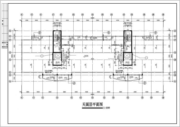 某小区12层框架结构住宅楼建筑设计CAD图纸（底层为架空层/含效果图）_图1