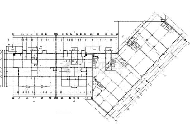 长沙市某小区5600平米9层框架结构住宅楼全套建筑设计CAD图纸-图二