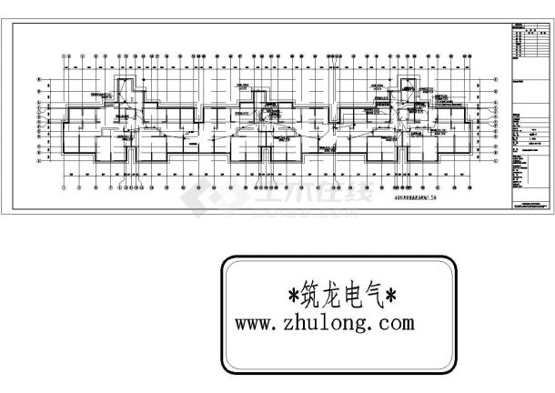 119280㎡大型小区住宅楼全套电气施工图纸148张-图一