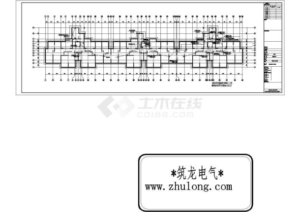 119280㎡大型小区住宅楼全套电气施工图纸148张-图二